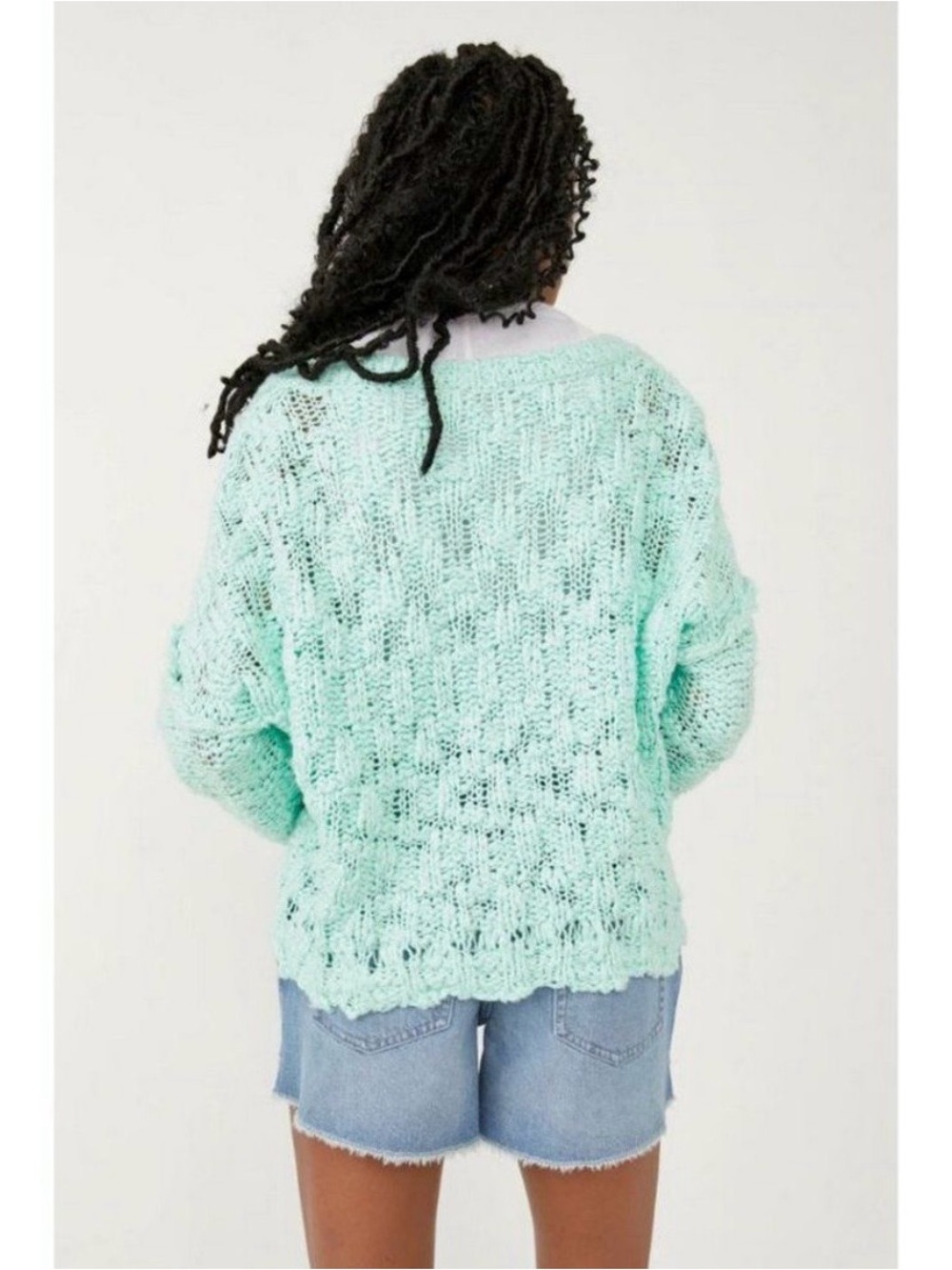 Free People Josephine Pullover Sweater in Frozen Melon - Picture 8 of 13